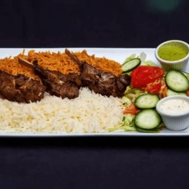 Lamb Chops Platter.