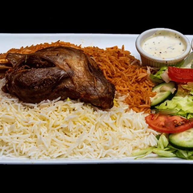 Lamb Shank platter.