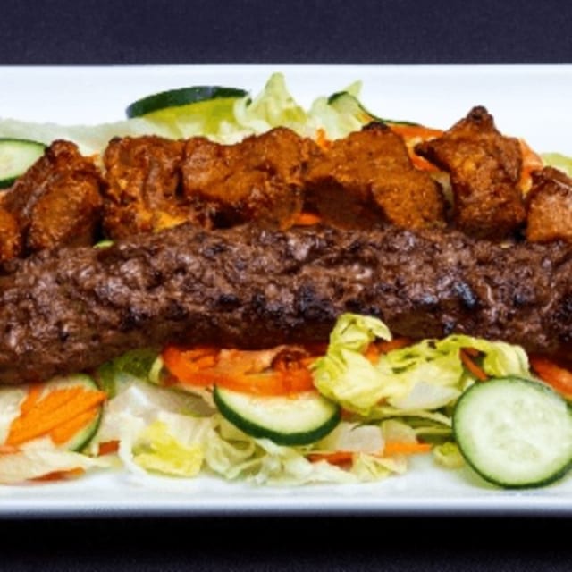 Lamb & Kobeeda Beef Platter.