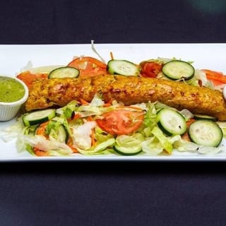Veggie Kabob & Chicken Salad